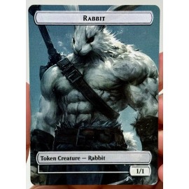 Rabbit Token Proxy Card with Custom designed art