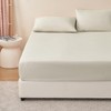 RUIKASI King Fitted Sheet Deep - Linen Bottom Sheet for