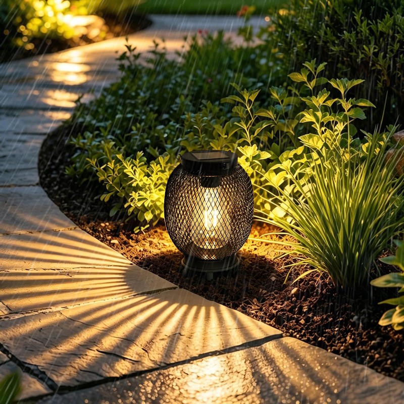 Solar Lanterns Outdoor Waterproof Garden Decor Gifts for Women Mom