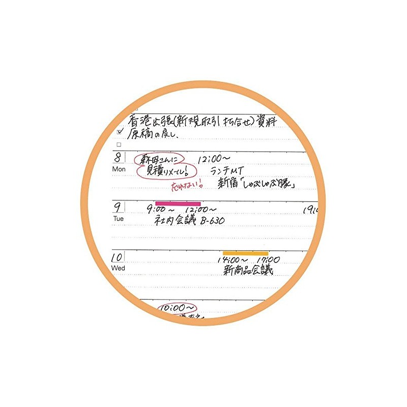 reimei藤井 System Notebook Free Weekly Schedule Left Type B5 NT245