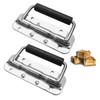 TRACOMPAN Box Handles 2Pcs Stainless Steel Heavy Duty Box/Drawer/Door Handles