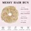 TESSHAIR Messy Bun Hair Piece for Updos Style Human Hair