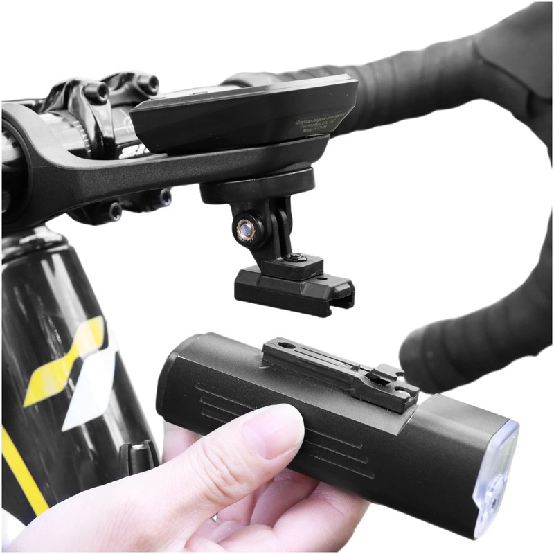 Bike Light Adapter Mount Compatible with Rockbros R3-1000 Headlights,Flashlight Adapter