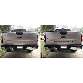 Decal Mods 2018-2020 Tailgate Insert Decals Letters Indent Stickers (Thin Decal Not Raised-Letter) for Ford F150 (2018-2020) Black Gloss - CB