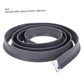 BUGUUYO Seal Strip Water Guard Flexible Shower Barrier for Bathtub Sink TPE Material Height for Bathroom and Kitchen