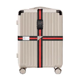SANTREST Travel Luggage Strap Adjustable Suitcase Packing Belt with TSA Combination Lock