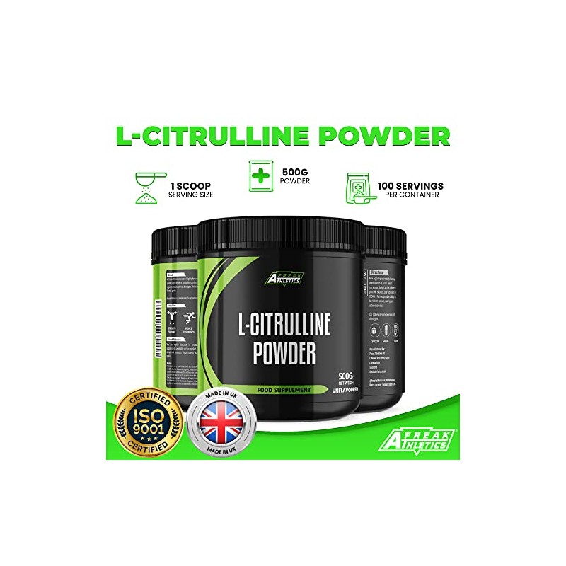 L-Citrulline Powder 500g Unflavoured by Freak Athletics