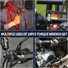 1/4-Inch Drive Click Torque Wrench Set, 33Pcs Bike Torque Wrench