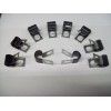 Speed Tech 3/8" Fuel Line Clamp 10 pk Steel Vinly