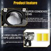 2pcs LED Spotlights 120W 4500LM Yellow White Spot Lamp IP67