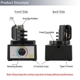 DEVTOLSART Mini Vortex Mixer with Variable Speed Control (300-2400 RPM), Effortless Mixing for Acrylic Paints, Nail Polish, Pigments, Eyelash Glue, Test Tube Solutions, and Model Paints.