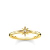 THOMAS SABO Star Ring with Stones 925 Sterling Silver TR2317,