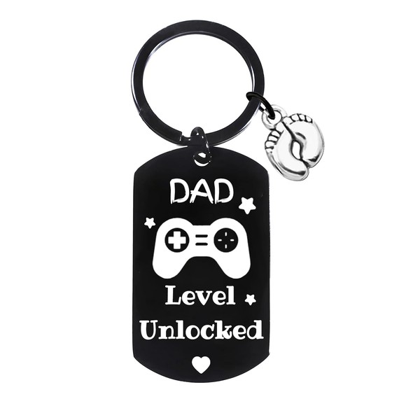 New Dad Gift First Time Dad Keychain Father Day Gifts