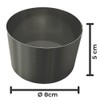 FOODWARE ROAD Aro Para Pastel Ø:8cm Altura: 5cm Juego 10