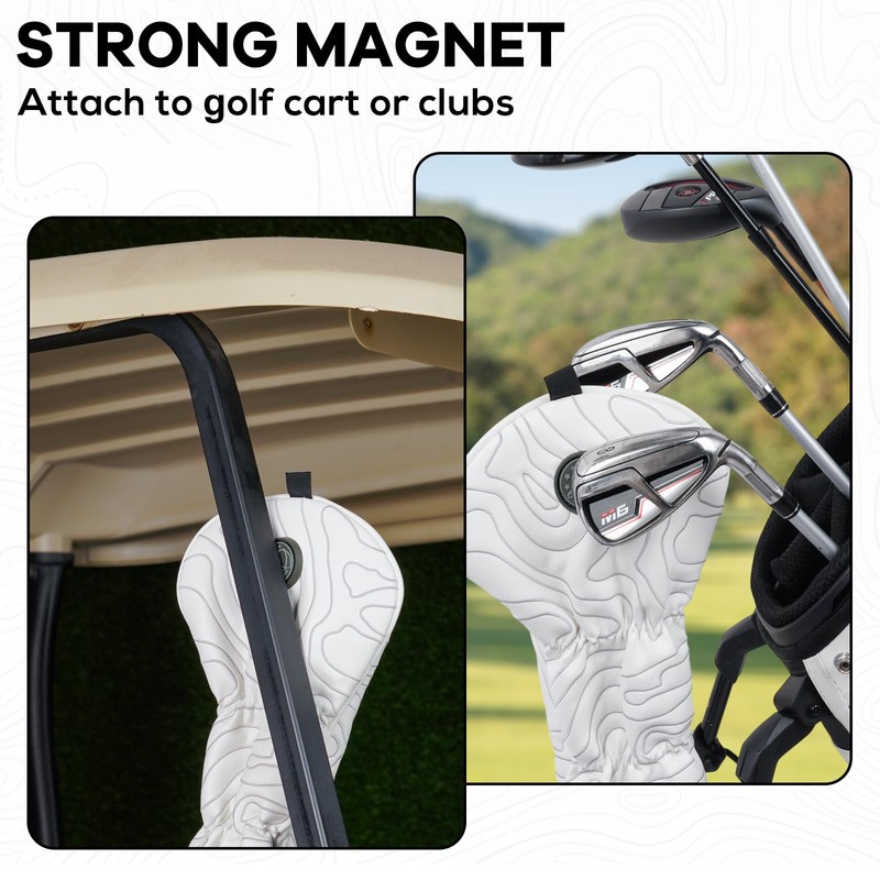 Golf Club Head covers Hybrid Utility Rescue with Interchangeable Number