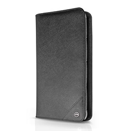 Snazzy Hawk RFID Travel Wallet Passport Holder w/Zipper - Organizer Bag for Travel Documents – Safety Essentials Cover for Men Women
