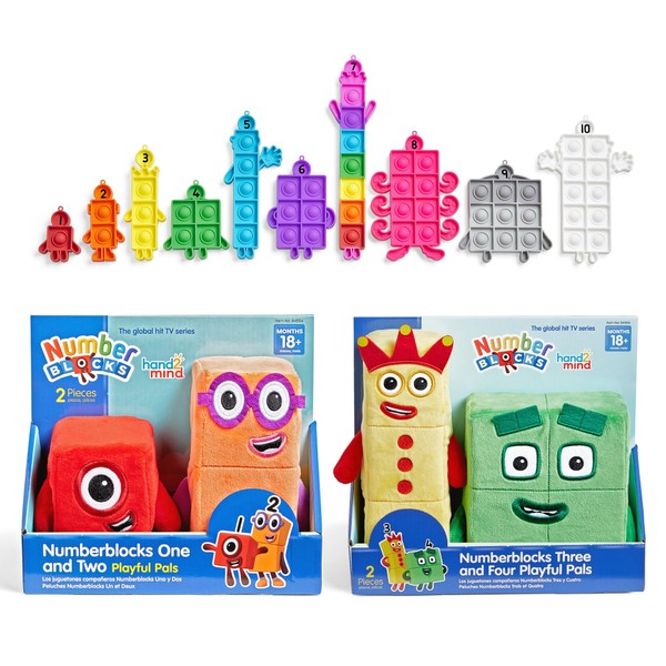 hand2mind hand2mind Numberblocks One and Two Playful Pals, Three and