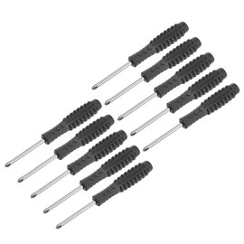 sourcing map Mini Phillips Screwdriver, 4.0mm Cross Head with Non-Slip Handle for Small Appliances, 10 Pcs