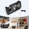 oviouit - Reloj despertador de proyección para recámara