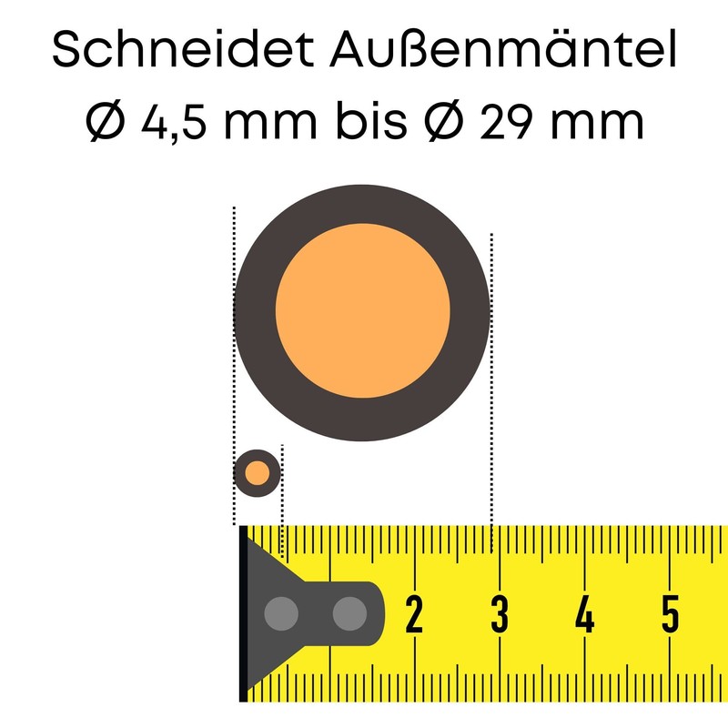 Intercable ABI1 Wire Stripping Tool for Cables Diameter 4.5-29 mm