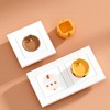 Electrical Outlet Safety Plug Cover Safety Cover (Brown) 13ea