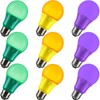 Mardi Gras Light Bulbs - 3 Watt Purple, Green, and