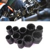 10 Pcs Bolt Extractor Set Strong Grip Chrome Vanadium Steel