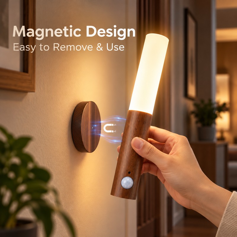  Motion Sensor Night Light for Indoor Use – Rechargeable