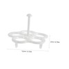 Vaguelly 2 Pcs Heat Resistant Egg Steamer Rack Stable Cooking
