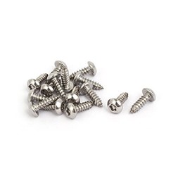 uxcell M4.8 x 16mm 304 Stainless Steel Pan Head Torx Self Tapping Screws 15pcs