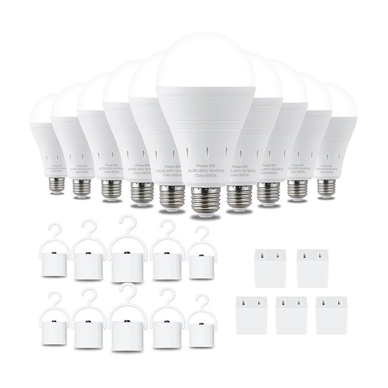 DEBAOBULB Rechargeable Emergency Light Bulbs Battery Powered LED Light Bulb