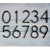 5" Floating House Number, Metal Modern House Numbers, Garden Door