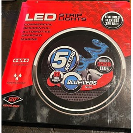 Heise 5 Meters LED Strip Light 12V Automotive, Marine, Commercial - Blue -H-B535