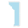 Ekena Millwork CRH07X30BT Crosshead, 30" Bottom Width x 34" Top