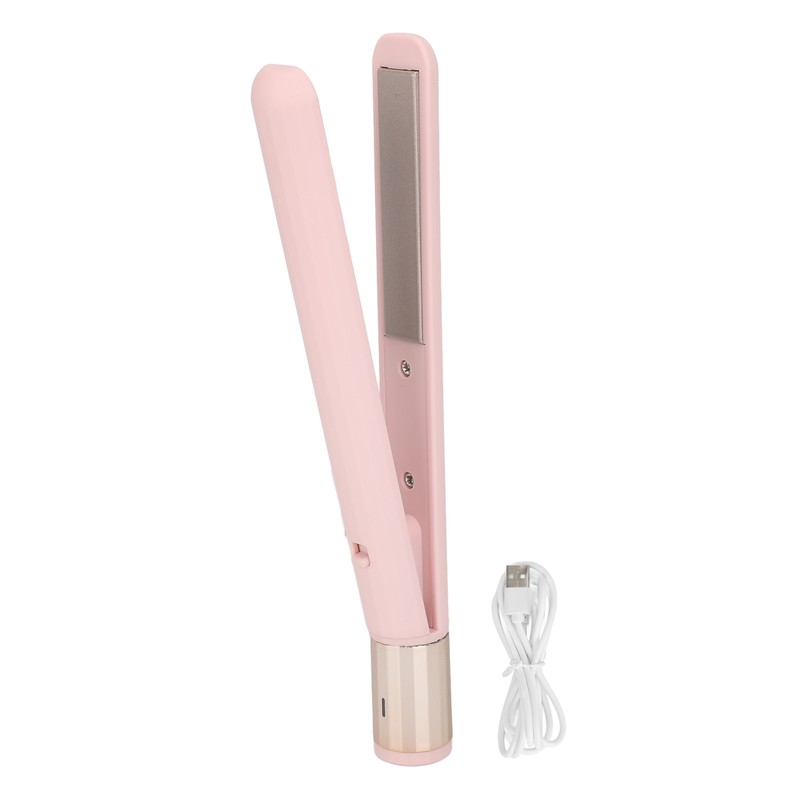 Mini Flat Iron 2 in 1 Hair Straightener USB Adjustable