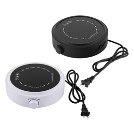 Portable Electric Stove 700W Induction Cooktop Burner Adjustable Power(First Gear: 400W/Second Gear: 700W) Induction Hot Plate for Boiling Water, Making Tea and Coffee, 8 * 2.8Inch (White)