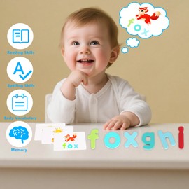 OSLINE Toys for 2 3 4 Year Old Girls Boys Gifts,Educational Toys for 2-3 Year Olds,Alphabet Spell Preschool Learning Toys,Montessori Toys for 3 Year Olds