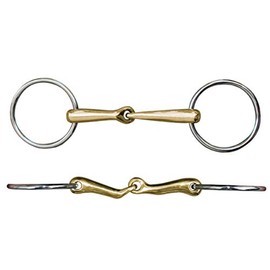 Hkm 540440 Loose-Ring Snaffle Anatomic 16 mm Argent Anmit Stainless Steel Ring, M