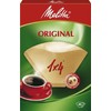 Melitta Four Cup Coffee Filter Papers brown Pack of 40