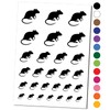 Rat Solid Temporary Tattoo Water Resistant Fake Body Art Set