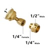 Feelers Brass Misting Spray Nozzle, 1/2" BSPF 5-Holes Atomizing Spray