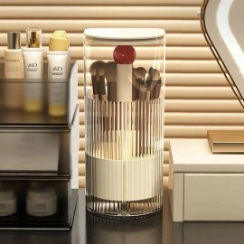 Porta Brochas De Maquillaje Acrílico: Caja De Y