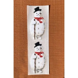 Creative Gifted John Grossman Victorian Snowman Winter Christmas *2 Snowmen*