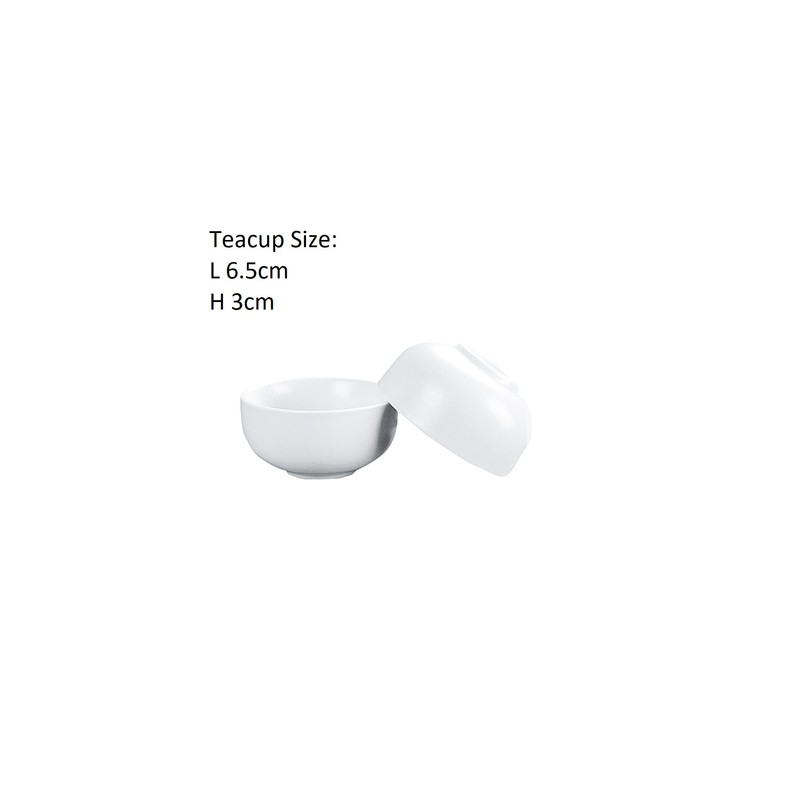 EZ "XiShi The Beauty" Chinese Tea Set (White 4 Cups)