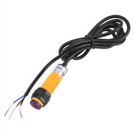 Sensor Fotoeléctrico para Exteriores, E18-B03P1 5-30cm DC 3 Cables 6-36V PNP Interruptor de Sensor Fotoeléctrico IR Se Puede Utilizar con Tacómetro/temporizador
