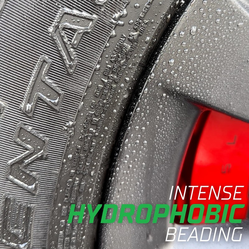 3D SiO2 Ceramic Matte Tire Shine, GLW Series | Hydrophobic