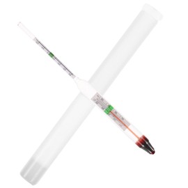 Sosoport 1 Set Seawater Fish Tank Density Meter Hydrometer Marine Sea Hydrometer Pool Refractometer Aquarium Saltwater Pour Hydrometer for Salt Water Aquarium Ponds Salt Hydrometer Plastic