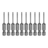 HARFINGTON 10pcs SL2 Magnetic Slotted Screwdriver Bits 2mm S2 Steel