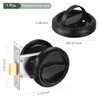 YOKIVE Sleek Stainless Steel 304 Recessed Door Lock, with Hidden