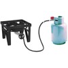 MENSI 10FT 20PSI Adjustable Propane Regulator Hose with Brass Orifice